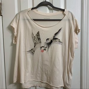 AllSaints Graphic Box Cut Tee